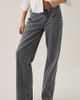 BDG BDG Kayla Jacquard Stripe Low-Rise Jeans in Charcoal, Women's at Urban Outfitters - 2