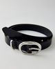 BDG BDG Kayla Oval Buckle Belt in Black, Women's at Urban Outfitters - 2