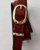 BDG BDG Kayla Oval Buckle Belt in Brown, Women's at Urban Outfitters - 1