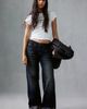 BDG BDG Kayla Plaid Pocket Low-Rise Jeans in Midnight, Women's at Urban Outfitters - 1