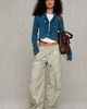 BDG BDG Kellie Cadet Military Button Detail Sweater Jacket in Blue, Women's at Urban Outfitters - 2