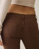 BDG BDG Kimmy Ultra Low-Rise Bootcut Pants in Brown, Women's at Urban Outfitters - 6