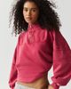 BDG BDG Legacy Vintage Wash Quarter Zip Pullover Top in Red, Women's at Urban Outfitters - 1