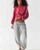 BDG BDG Legacy Vintage Wash Quarter Zip Pullover Top in Red, Women's at Urban Outfitters - 2