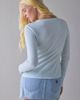 BDG BDG Long Sleeve Spill The Tee in Blue, Women's at Urban Outfitters - 5
