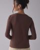 BDG BDG Long Sleeve Spill The Tee in Brown, Women's at Urban Outfitters - 2