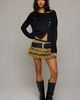 BDG BDG Lorelai Asymmetric Flyaway Cardigan in Black, Women's at Urban Outfitters - 2