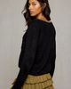 BDG BDG Lorelai Asymmetric Flyaway Cardigan in Black, Women's at Urban Outfitters - 4