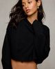BDG BDG Lynden Funnel Neck Boxy Pullover Sweater in Black, Women's at Urban Outfitters - 1