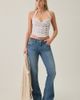 BDG BDG Marceline Asymmetric Wrap Button-Front Halter Top in Grey, Women's at Urban Outfitters - 2
