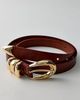 BDG BDG Mia Modern Buckle Leather Belt in Brown, Women's at Urban Outfitters - 2