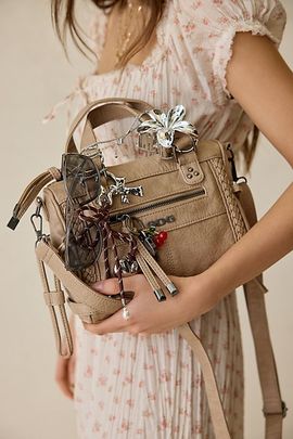BDG BDG Mini Cindy Crossbody Bag in Taupe, Women's at Urban Outfitters