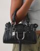 BDG BDG Mini Karlie Lock Crossbody Bag in Black, Women's at Urban Outfitters - 1