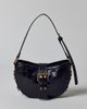 BDG BDG Mira Belted Faux Leather Crescent Bag in Black, Women's at Urban Outfitters - 2