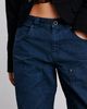 BDG BDG No Man's Land Cotton Canvas Wide Leg Carpenter Pants in Navy, Women's at Urban Outfitters - 3
