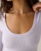 BDG BDG Off-Duty Ribbed Scoop Neck Long Sleeve Tee in Mulberry, Women's at Urban Outfitters - 2