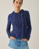BDG BDG Off Campus Double Breasted Hooded Cardigan in Navy, Women's at Urban Outfitters - 1