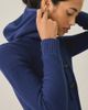 BDG BDG Off Campus Double Breasted Hooded Cardigan in Navy, Women's at Urban Outfitters - 4