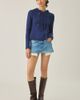 BDG BDG Off Campus Double Breasted Hooded Cardigan in Navy, Women's at Urban Outfitters - 5