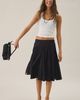 BDG BDG Olga Plaid Low-Rise Tiered Maxi Skirt in Black, Women's at Urban Outfitters - 1