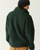 BDG BDG Polar Fleece Quarter Zip Sweatshirt in Green, Men's at Urban Outfitters - 4