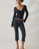 BDG BDG Pretty Sweet Surplice V-Neck Sweater in Black, Women's at Urban Outfitters - 4