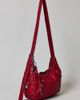BDG BDG Reggie Slouchy Faux Leather Hobo Bag in Red, Women's at Urban Outfitters - 2