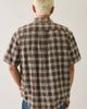 BDG BDG Relaxed Plaid Flannel Shirt Top in Brown Plaid, Men's at Urban Outfitters - 2