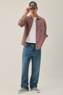 BDG BDG Relaxed Straight Premium Selvedge Jeans in Melrose, Men's at Urban Outfitters