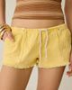 BDG BDG Rigby Cotton Pull-On Micro Short in Yellow, Women's at Urban Outfitters - 2
