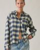BDG BDG Riley Oversized Flannel Button-Down Shirt in Blue, Women's at Urban Outfitters - 5