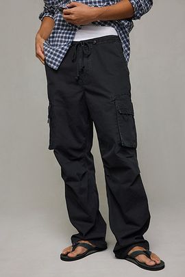 BDG BDG Ripstop Retro-Baggy Cargo Pants in Jet Black Washed, Men's at Urban Outfitters