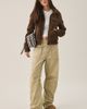 BDG BDG Romy Faux Suede Bomber Jacket in Brown, Women's at Urban Outfitters - 4
