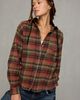 BDG BDG Rori Hooded Oversized Flannel Button-Down Shirt in Red, Women's at Urban Outfitters - 4