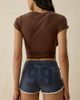 BDG BDG Runner Low-Rise Micro Sweat Shorts in Navy, Women's at Urban Outfitters - 3