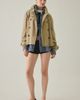 BDG BDG Scout Cotton Double Breasted Cropped Trench Coat Jacket in Tan, Women's at Urban Outfitters - 2