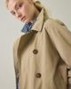 BDG BDG Scout Cotton Double Breasted Cropped Trench Coat Jacket in Tan, Women's at Urban Outfitters - 3