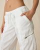 BDG BDG Sidekick Crop Cotton Utility Pants in White, Women's at Urban Outfitters - 3