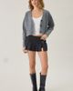 BDG BDG So Soft V-Neck Cardigan in Dark Grey, Women's at Urban Outfitters - 2