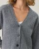 BDG BDG So Soft V-Neck Cardigan in Dark Grey, Women's at Urban Outfitters - 4
