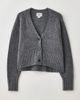 BDG BDG So Soft V-Neck Cardigan in Dark Grey, Women's at Urban Outfitters - 5
