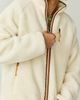 BDG BDG Solid Polar Fleece Zip-Up Jacket in Ivory, Men's at Urban Outfitters - 3