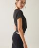 BDG BDG Soren Reversible Surplice Short Sleeve Top in Black, Women's at Urban Outfitters - 4