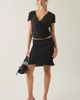 BDG BDG Soren Reversible Surplice Short Sleeve Top in Black, Women's at Urban Outfitters - 6