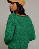 BDG BDG Spruce Textured Knit Boatneck Sweater in Dark Green, Women's at Urban Outfitters - 4