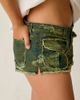 BDG BDG Sunkissed Cargo Low-Rise Micro Short in Camo Print, Women's at Urban Outfitters - 4