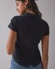 BDG BDG Tilda Waistcoat Short Sleeve Crop Top in Black, Women's at Urban Outfitters - 4