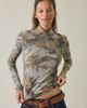 BDG BDG Turtleneck Long Sleeve Spill The Tee in Camo, Women's at Urban Outfitters - 1