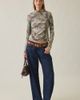 BDG BDG Turtleneck Long Sleeve Spill The Tee in Camo, Women's at Urban Outfitters - 4