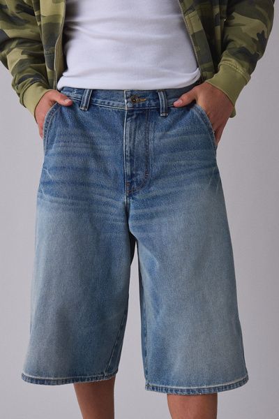 BDG BDG Ultra Baggy Denim Shorts in Calcite, Men's at Urban Outfitters